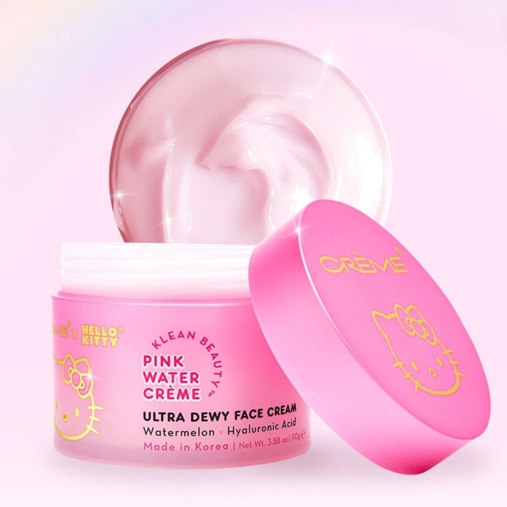 Creme Shop×Hello Kitty Pink Water Crème Ultra Dewy Face Cream WATERMELON
